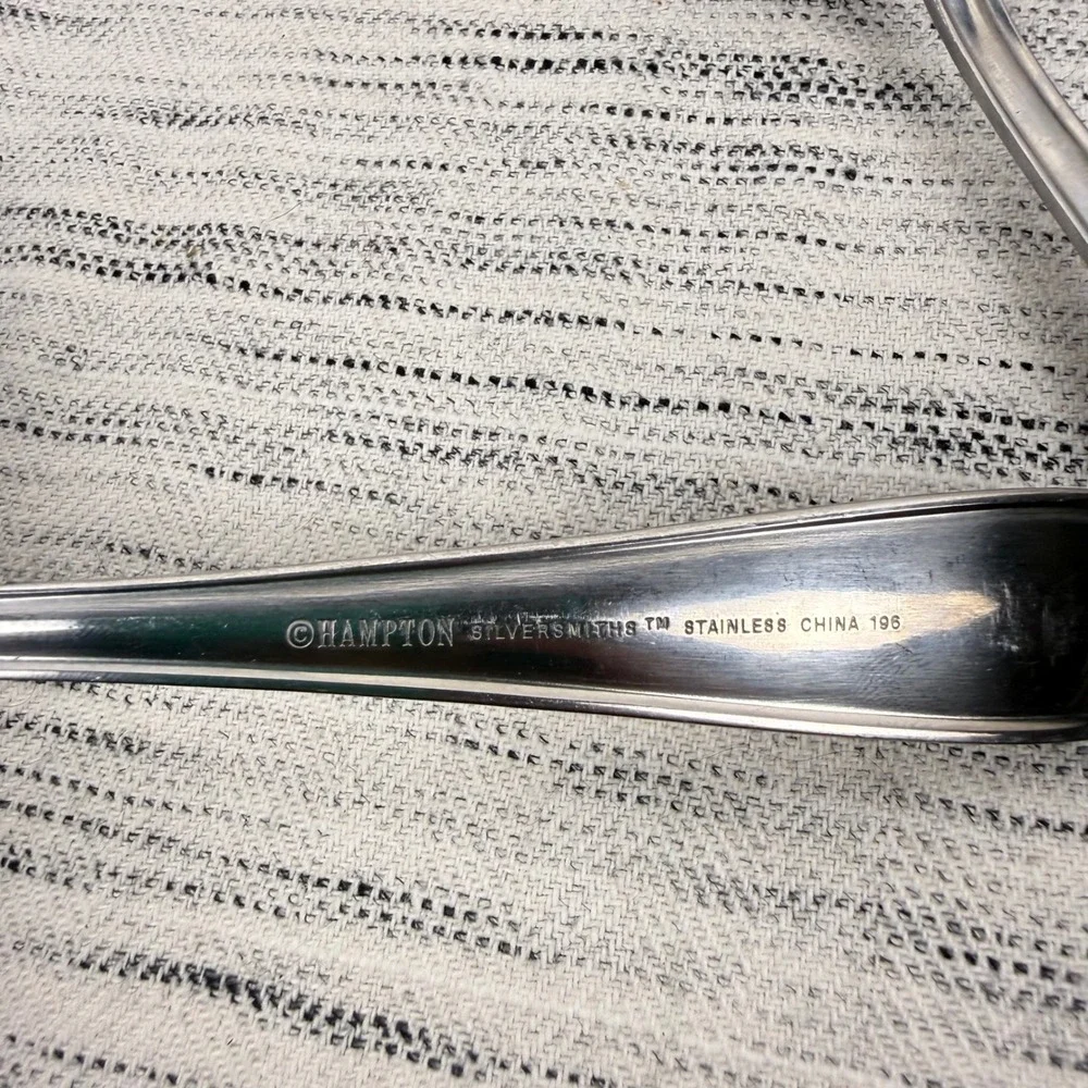 Hampton Silversmiths Set‎ of 5 Tablespoons China 195 Glossy 7.75